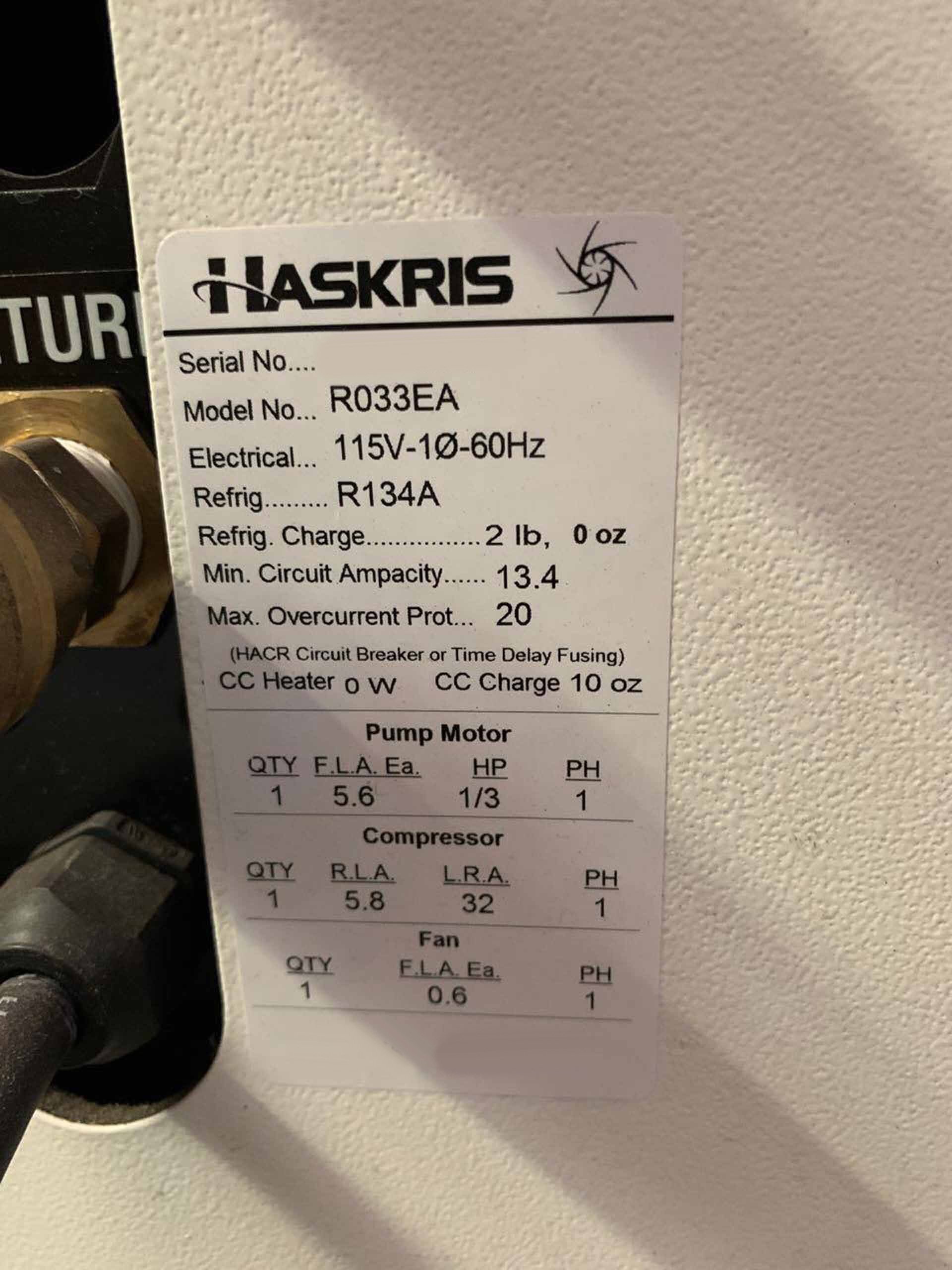 图为 已使用的 HASKRIS RO33EA 待售