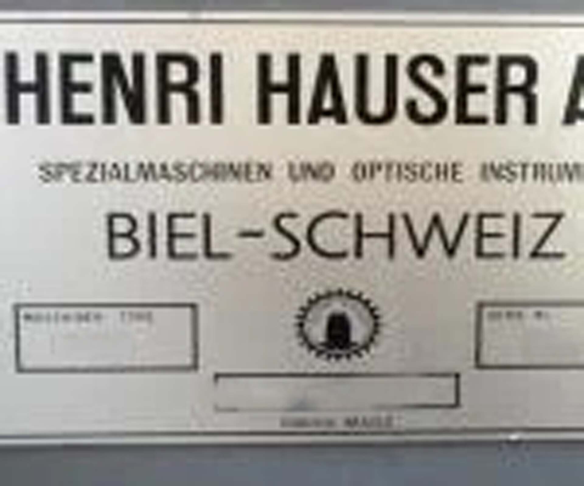 Foto Verwendet HAUSER 2BA Zum Verkauf