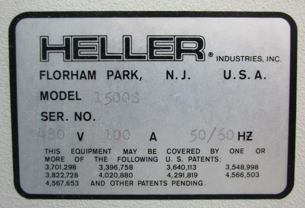 Photo Used HELLER 1500S For Sale