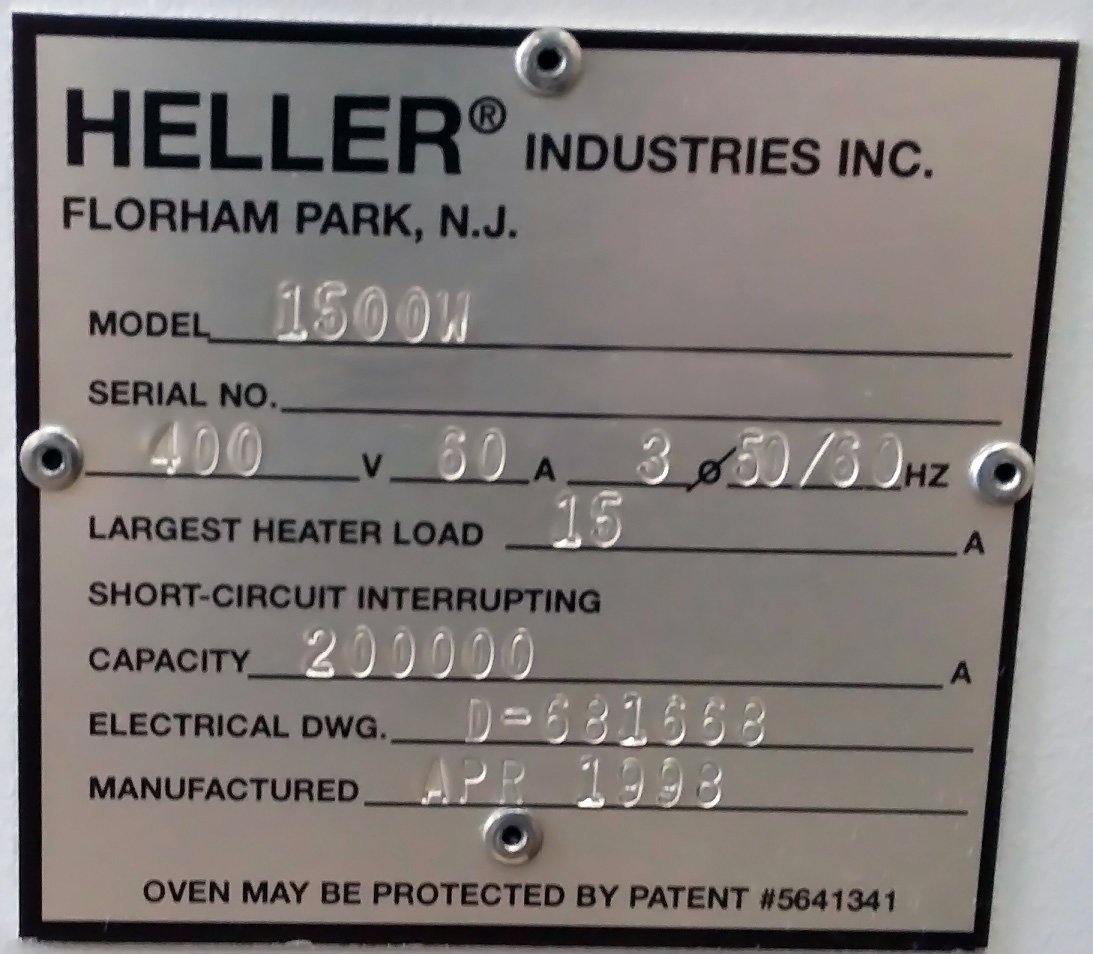 Photo Used HELLER 1500W For Sale