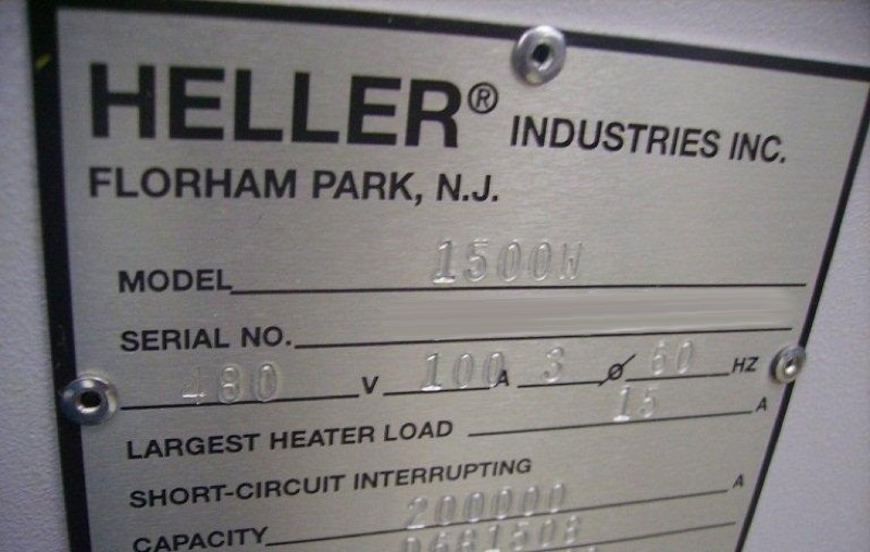 Photo Used HELLER 1500W For Sale