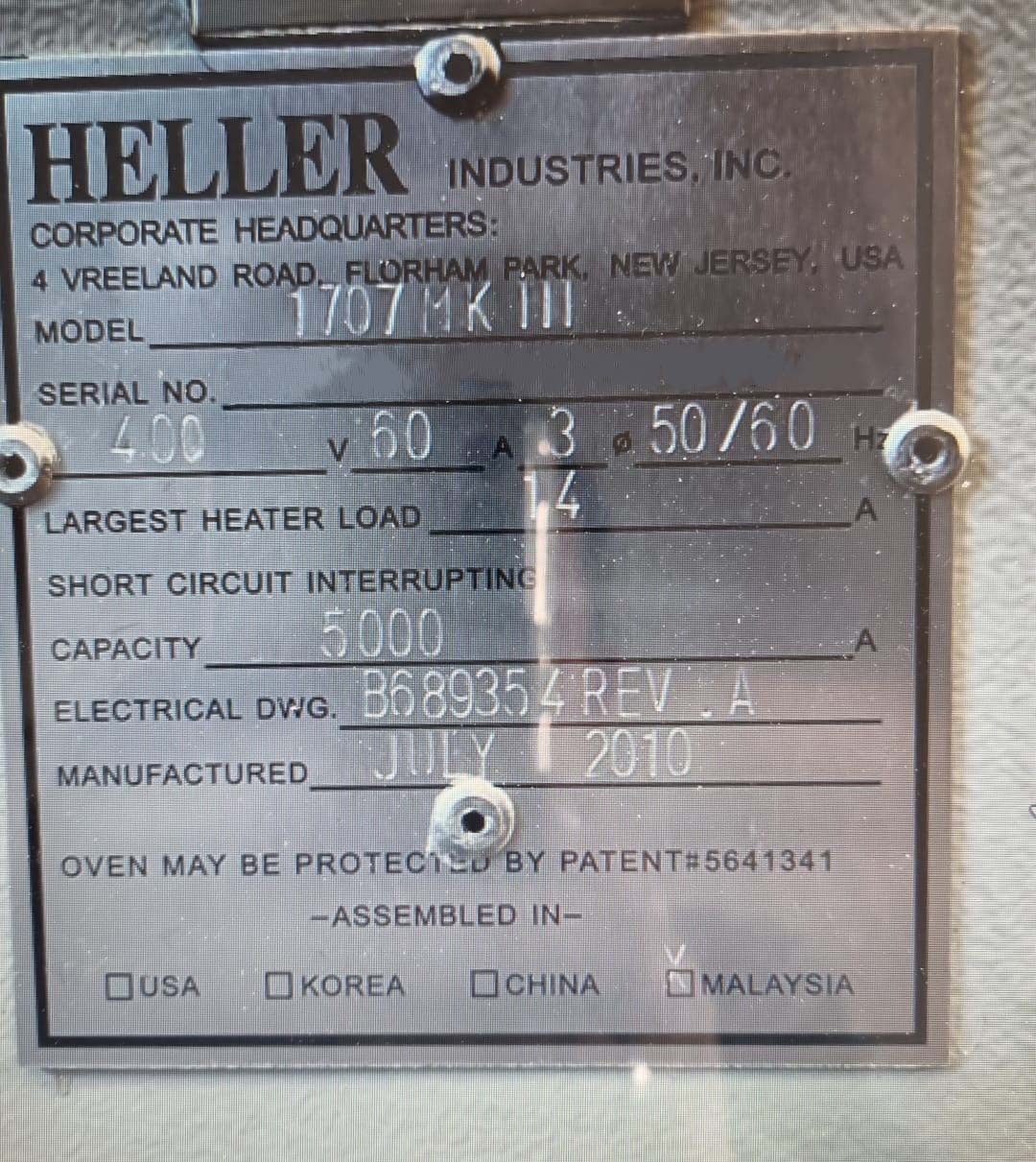 フォト（写真） 使用される HELLER 1707 MKIII 販売のために