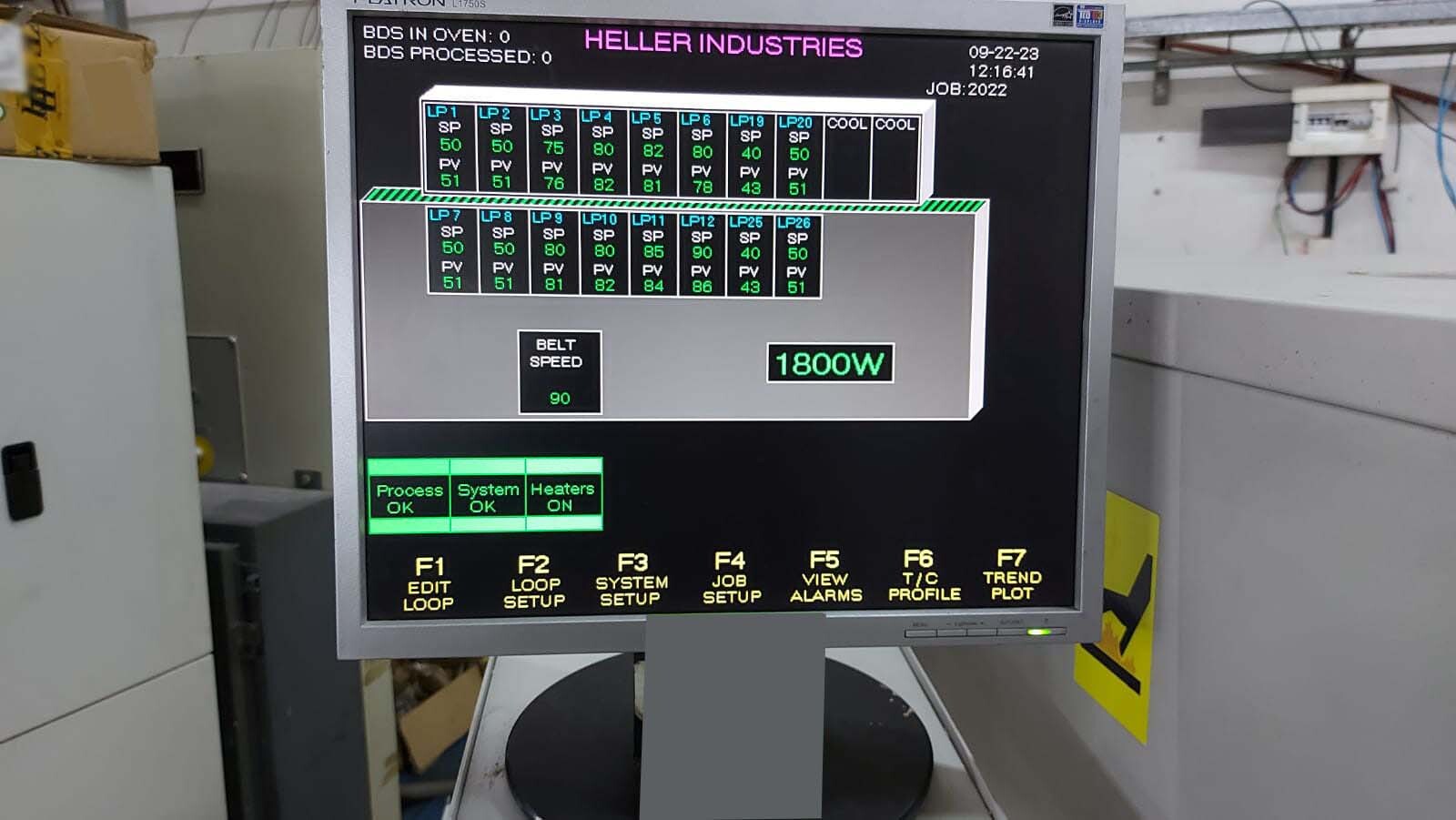 사진 사용됨 HELLER 1800W 판매용