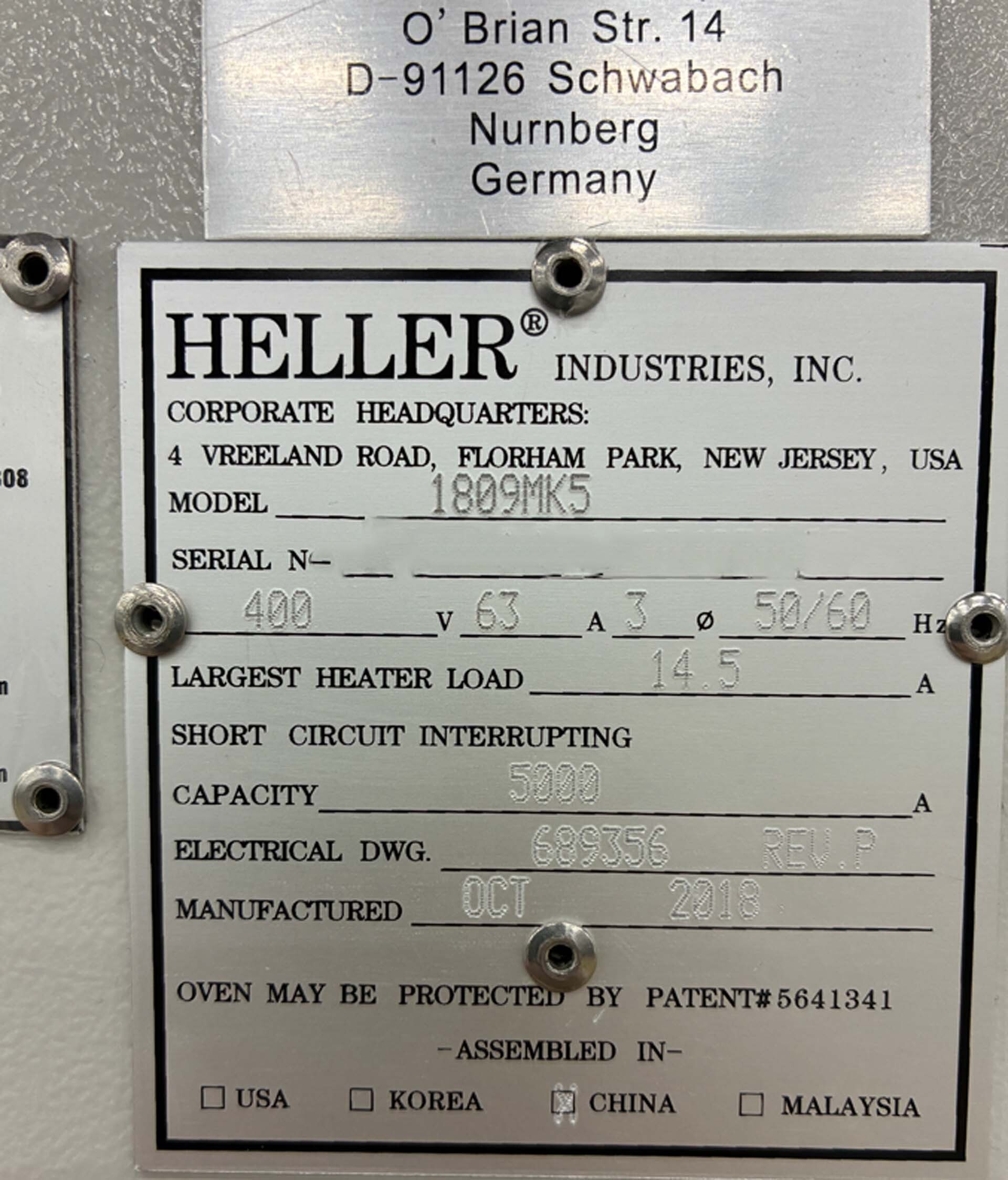 图为 已使用的 HELLER 1809 MK 5 待售