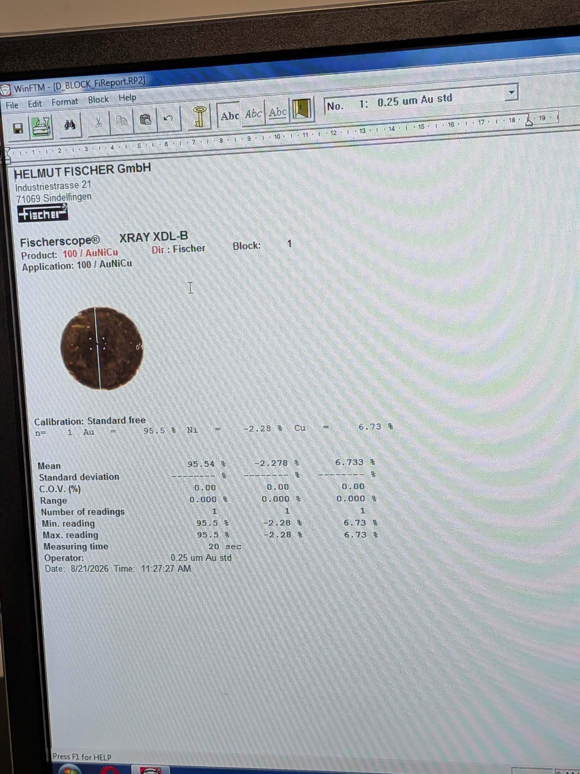 사진 사용됨 HELMUT FISCHER / FISCHERSCOPE XDL-PCB 210 판매용