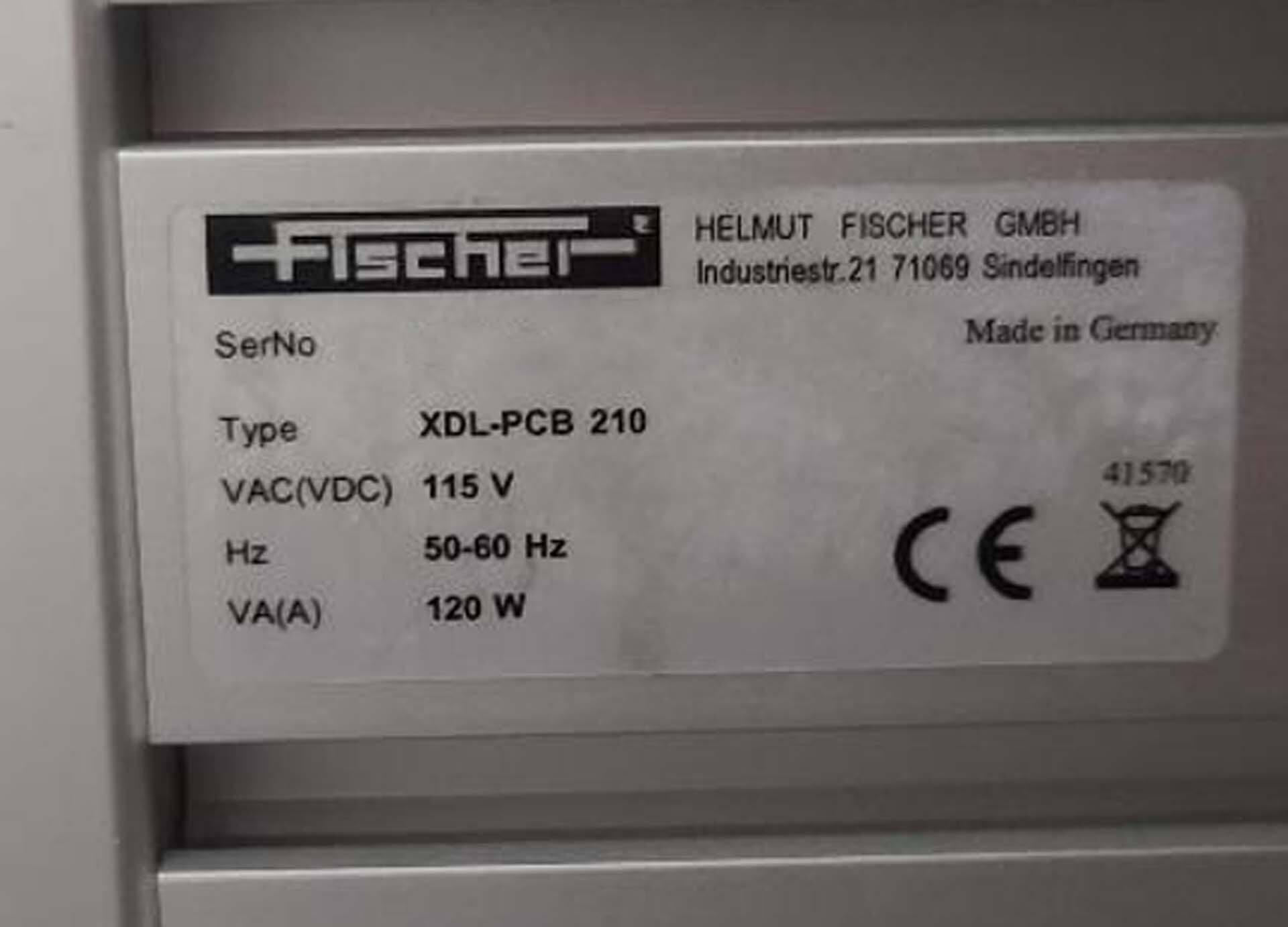 사진 사용됨 HELMUT FISCHER / FISCHERSCOPE XDL-PCB 210 판매용