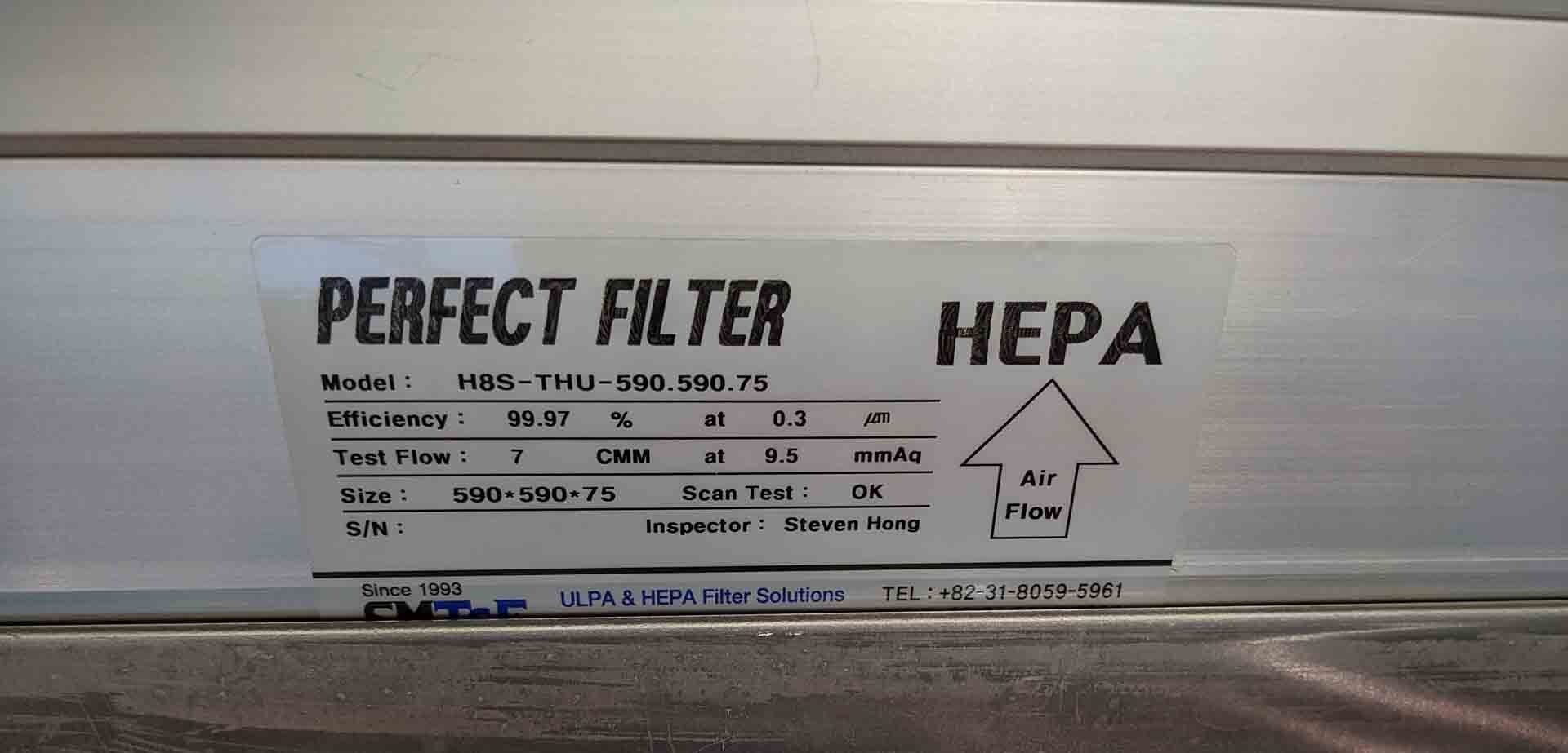 フォト（写真） 使用される HEPA FILTERS H8S-THU-590.590.75 販売のために