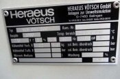 圖為 已使用的 HERAEUS / VOTSCH VEM 03-500 待售