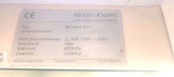 Foto Verwendet HESSE & KNIPPS Bondjet 815 Zum Verkauf