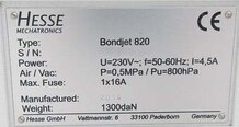 图为 已使用的 HESSE & KNIPPS Bondjet 820 待售