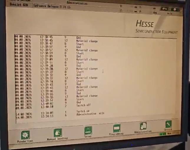 圖為 已使用的 HESSE & KNIPPS Bondjet 820 待售