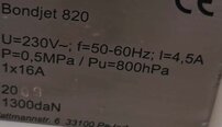 圖為 已使用的 HESSE & KNIPPS Bondjet 820 待售