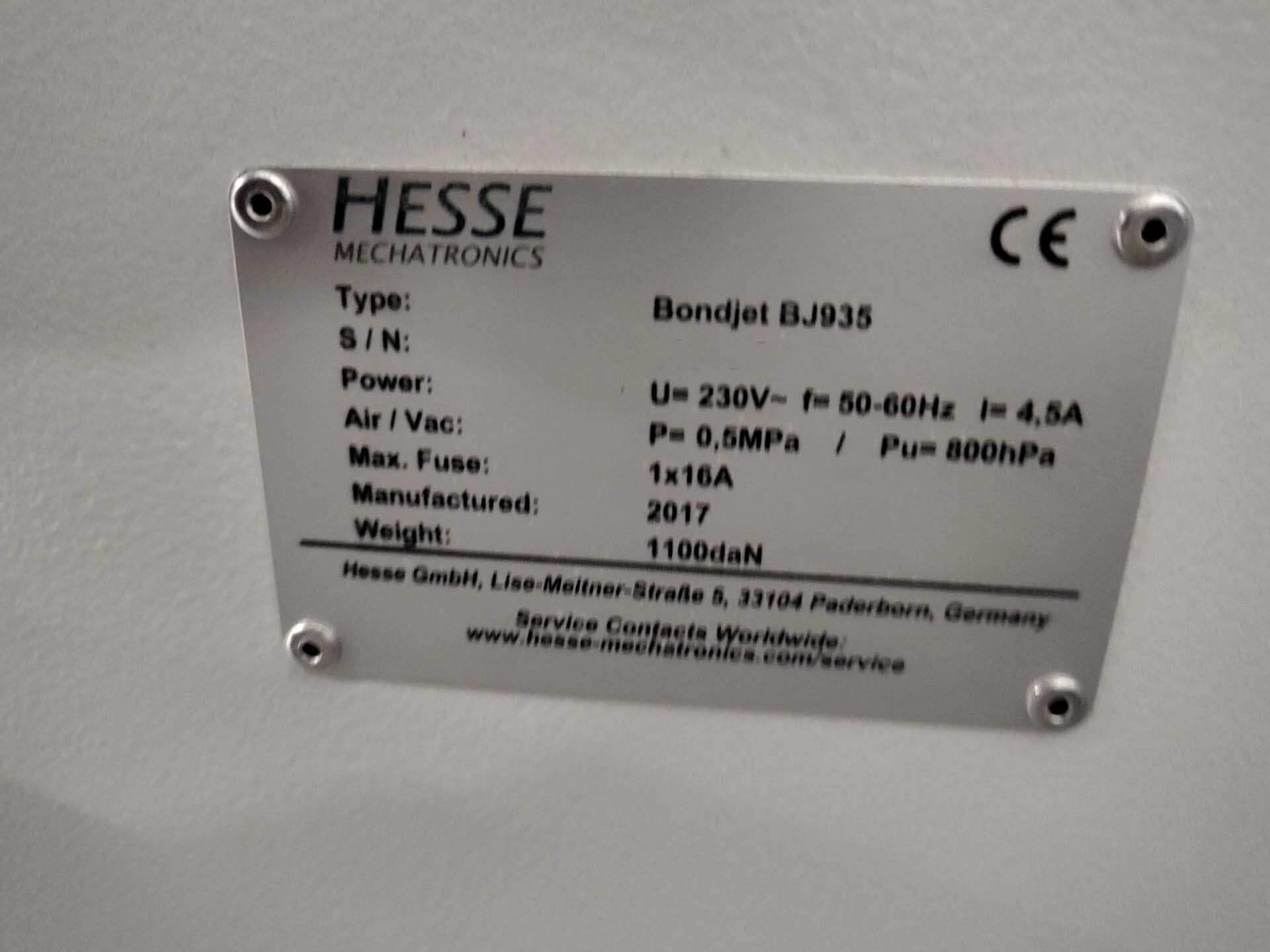 圖為 已使用的 HESSE & KNIPPS Bondjet 935 待售