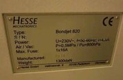 圖為 已使用的 HESSE & KNIPPS Bondjet 820 待售