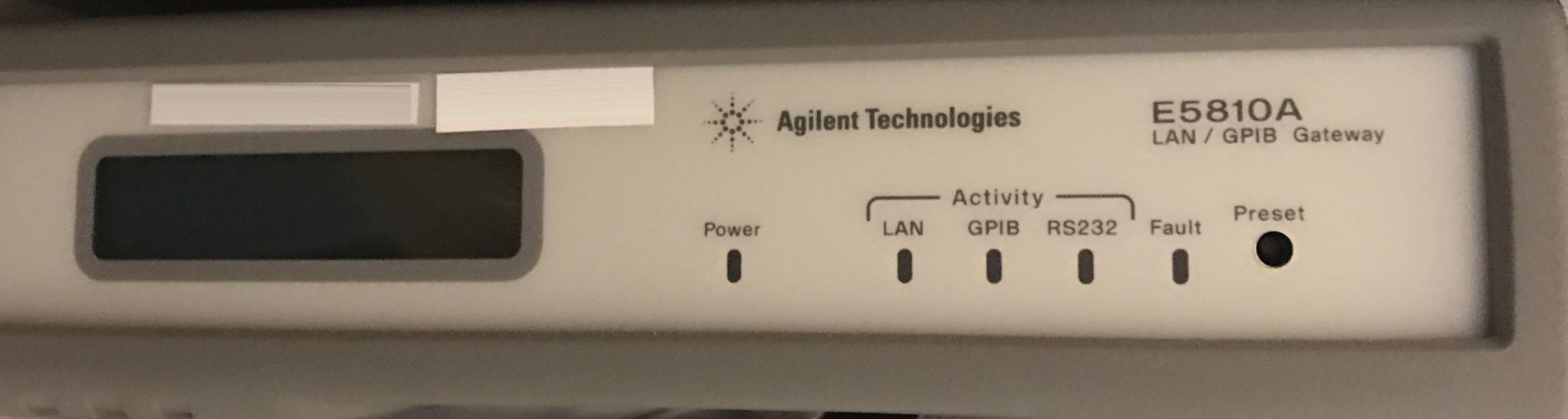 Foto Verwendet AGILENT / HP / HEWLETT-PACKARD / KEYSIGHT E5810A Zum Verkauf