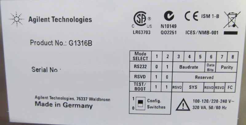 사진 사용됨 AGILENT / HP / HEWLETT-PACKARD / KEYSIGHT 1200 Series G1315C 판매용