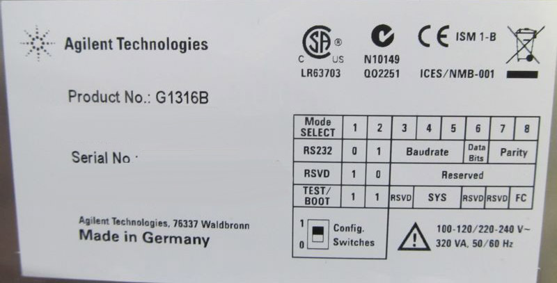 Photo Utilisé AGILENT / HP / HEWLETT-PACKARD / KEYSIGHT 1200 Series G1315C À vendre