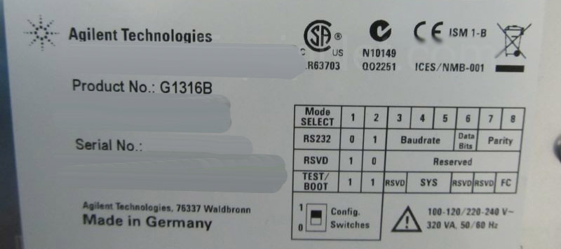 Foto Verwendet AGILENT / HP / HEWLETT-PACKARD / KEYSIGHT 1200 Series Zum Verkauf