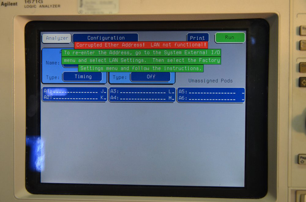 Foto Verwendet AGILENT / HP / HEWLETT-PACKARD / KEYSIGHT 1671G Zum Verkauf