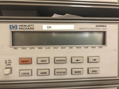 AGILENT / HP / HEWLETT-PACKARD / KEYSIGHT 3488A #9179582