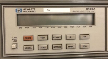 AGILENT / HP / HEWLETT-PACKARD / KEYSIGHT 3488A #9179583