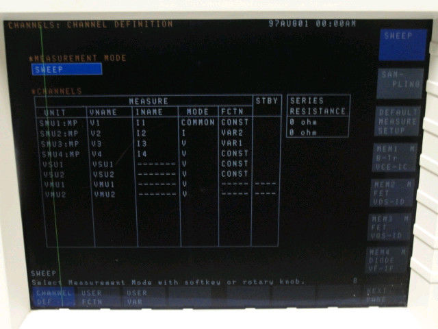 图为 已使用的 AGILENT / HP / HEWLETT-PACKARD / KEYSIGHT 4155B 待售