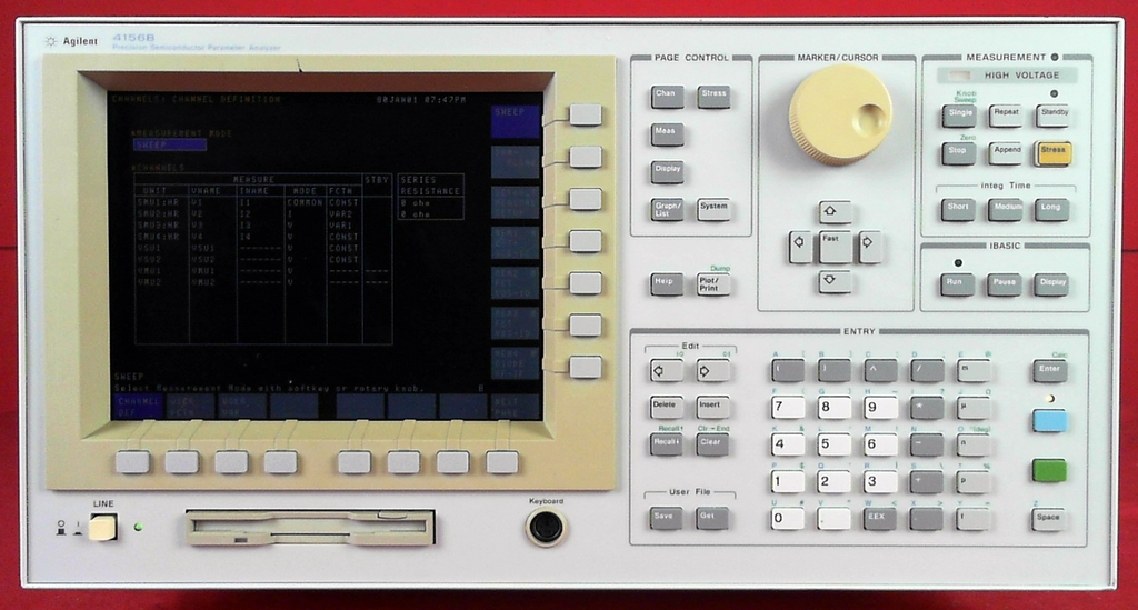 圖為 已使用的 AGILENT / HP / HEWLETT-PACKARD / KEYSIGHT 4156B 待售