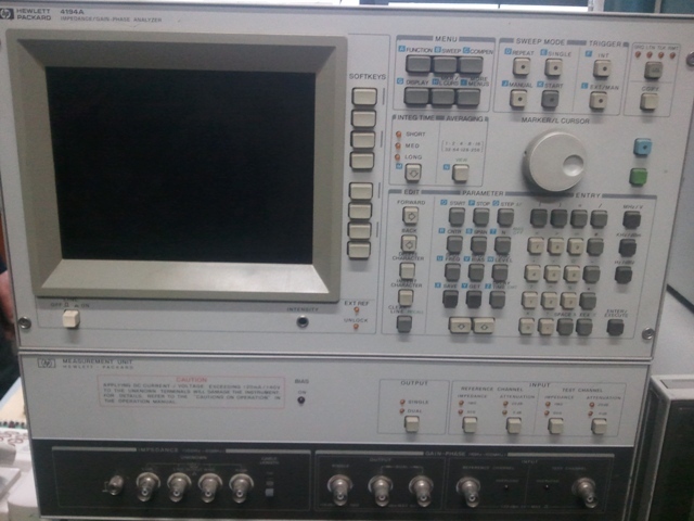 圖為 已使用的 AGILENT / HP / HEWLETT-PACKARD / KEYSIGHT 4194A 待售