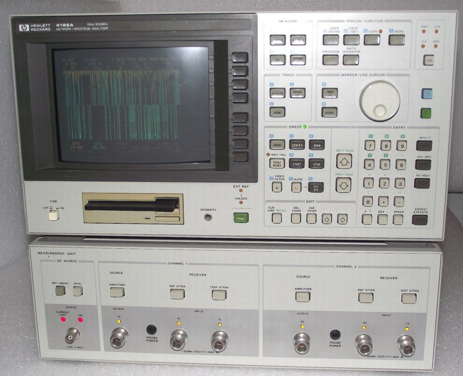 图为 已使用的 AGILENT / HP / HEWLETT-PACKARD / KEYSIGHT 4195A 待售