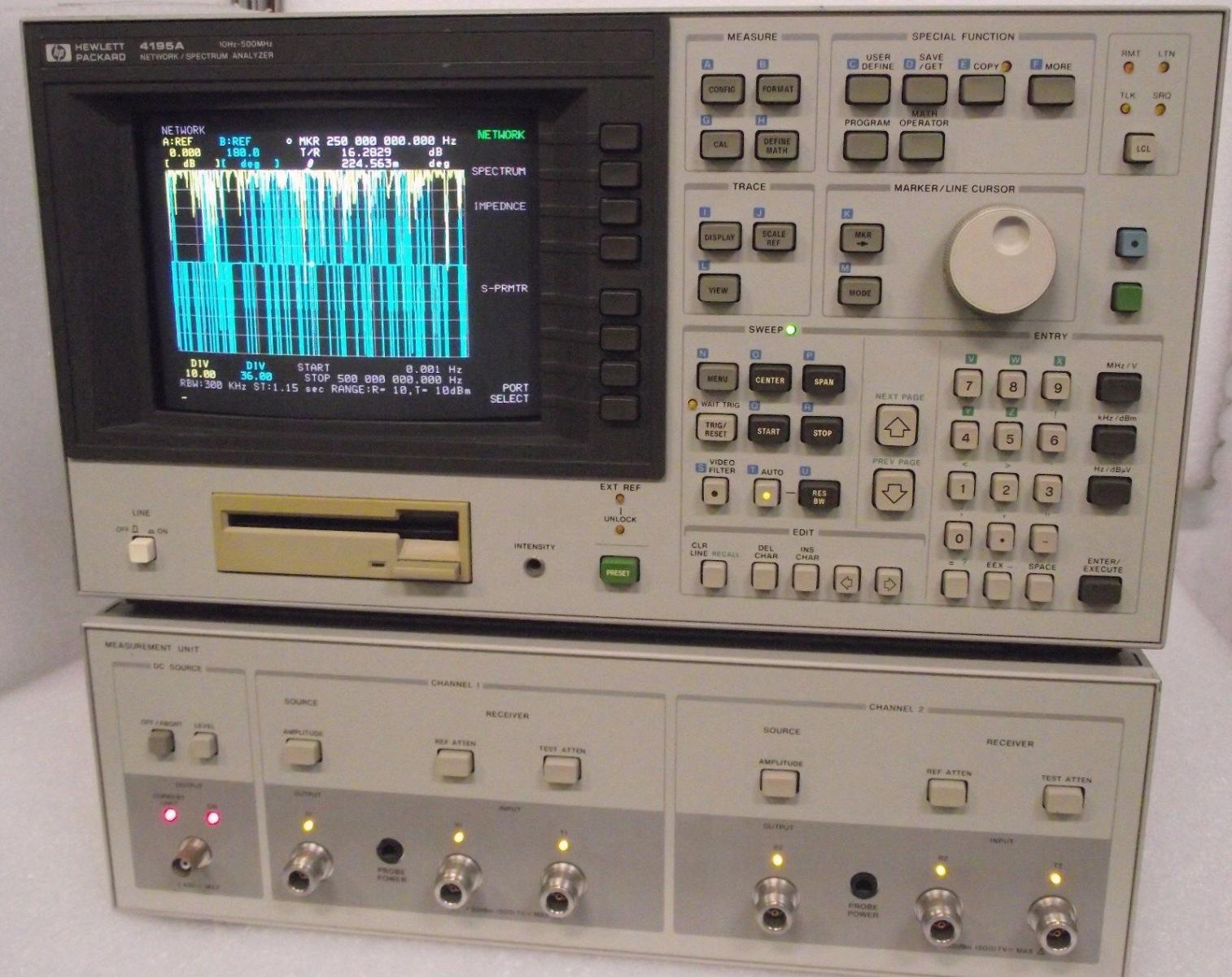 Photo Used AGILENT / HP / HEWLETT-PACKARD / KEYSIGHT 4195A For Sale