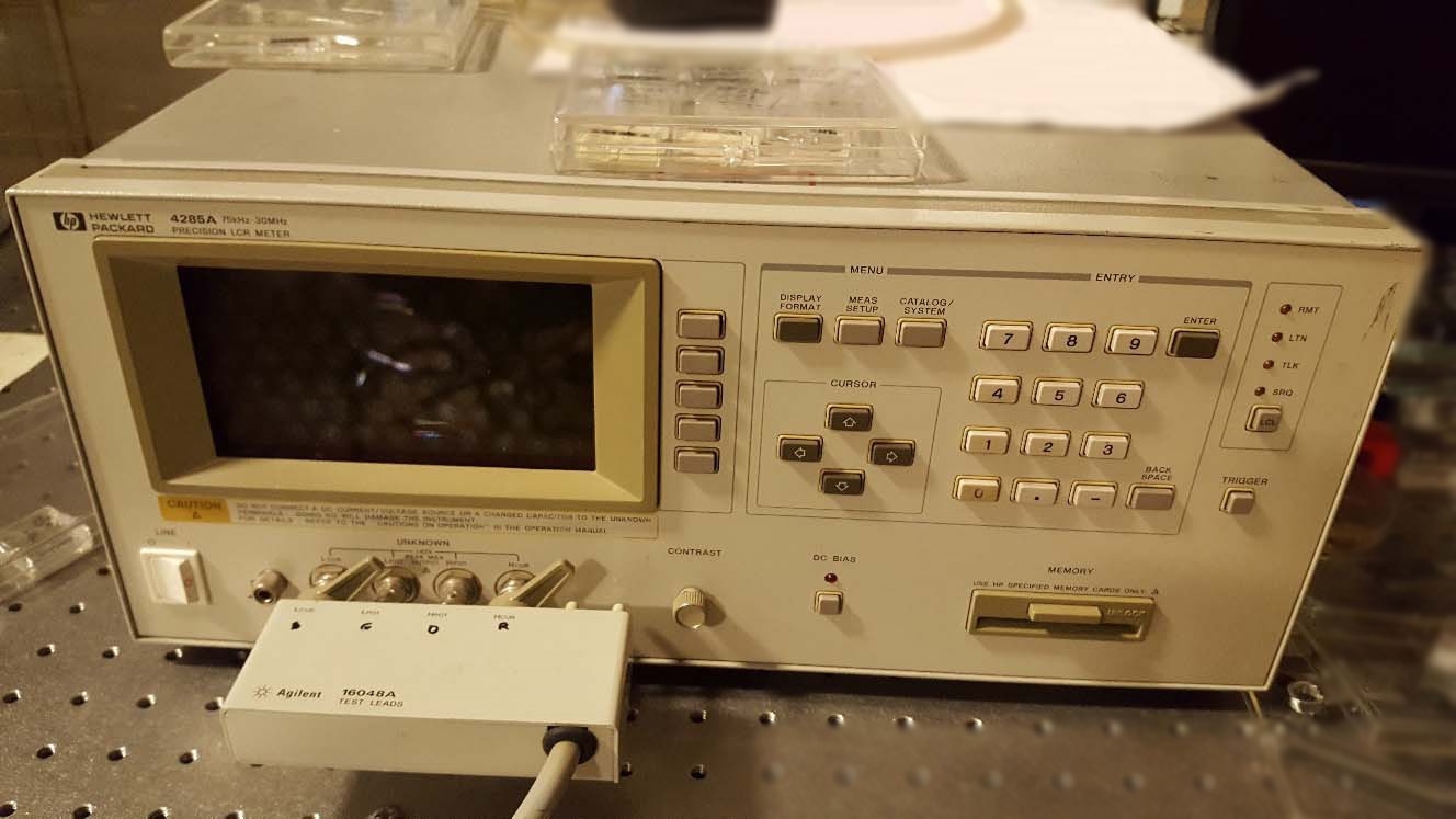 Photo Used AGILENT / HP / HEWLETT-PACKARD / KEYSIGHT 4285A For Sale