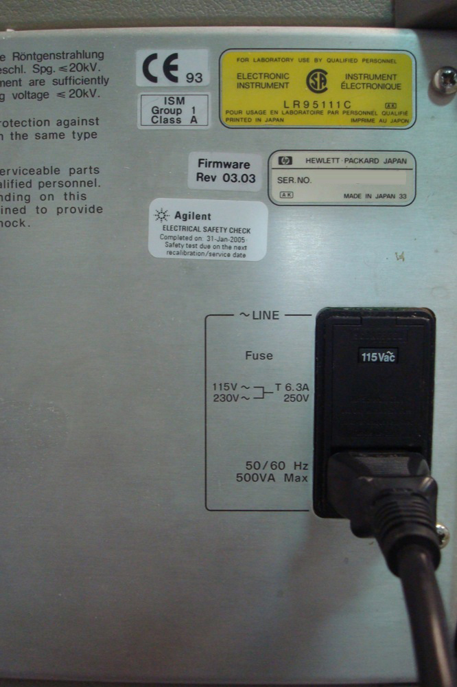 Photo Used AGILENT / HP / HEWLETT-PACKARD / KEYSIGHT 4291A For Sale