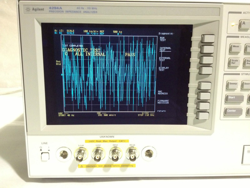 フォト（写真） 使用される AGILENT / HP / HEWLETT-PACKARD / KEYSIGHT 4294A 販売のために