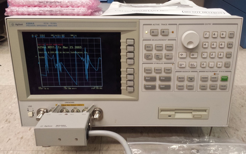 사진 사용됨 AGILENT / HP / HEWLETT-PACKARD / KEYSIGHT 4294A 판매용