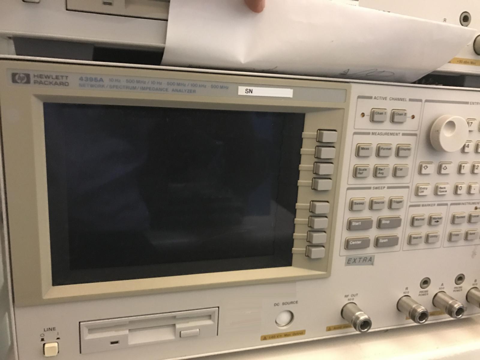 图为 已使用的 AGILENT / HP / HEWLETT-PACKARD / KEYSIGHT 4395A 待售