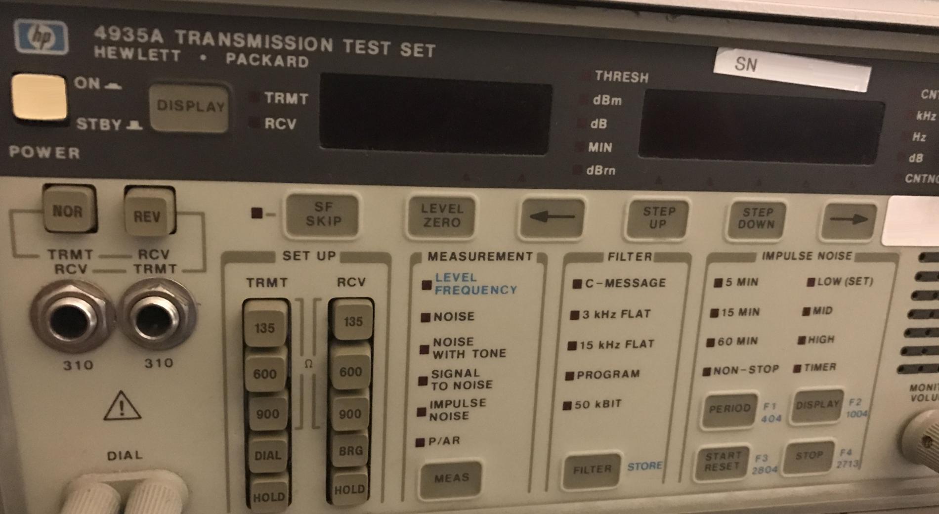 Foto Verwendet AGILENT / HP / HEWLETT-PACKARD / KEYSIGHT 4935A Zum Verkauf