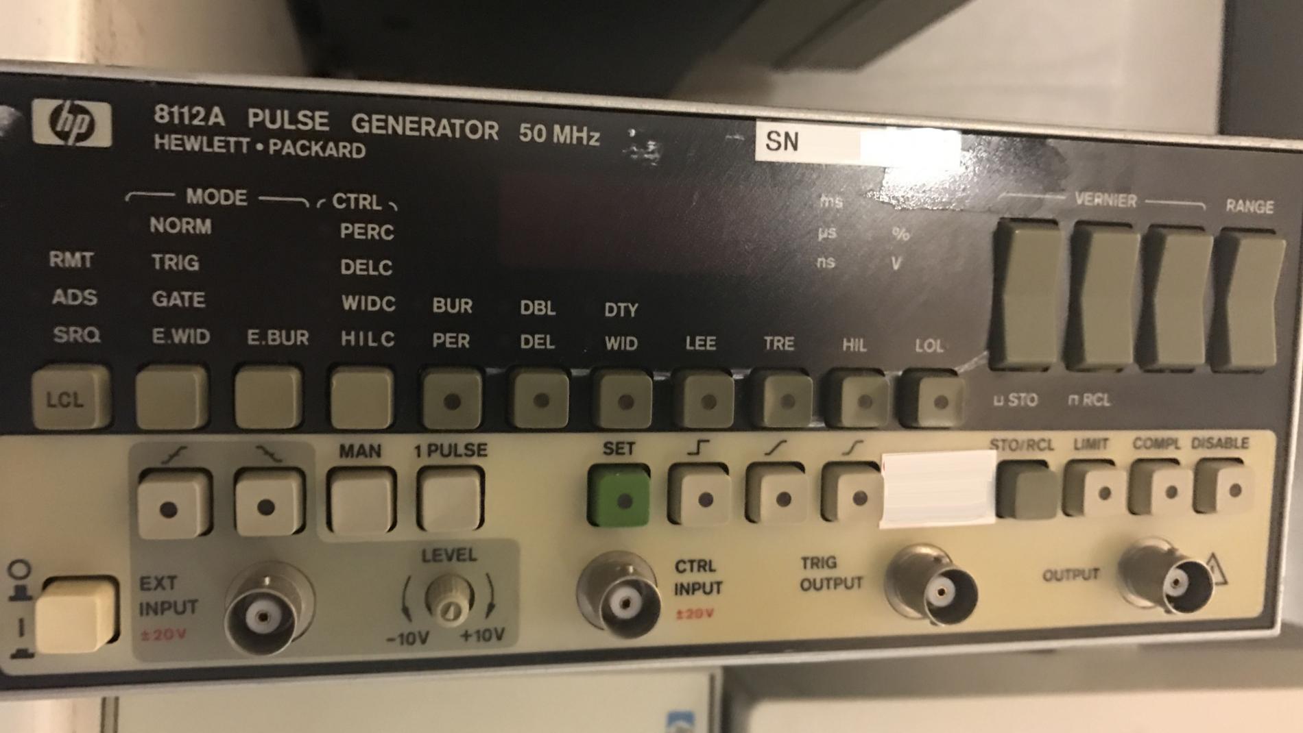 Photo Utilisé AGILENT / HP / HEWLETT-PACKARD / KEYSIGHT 8112A À vendre