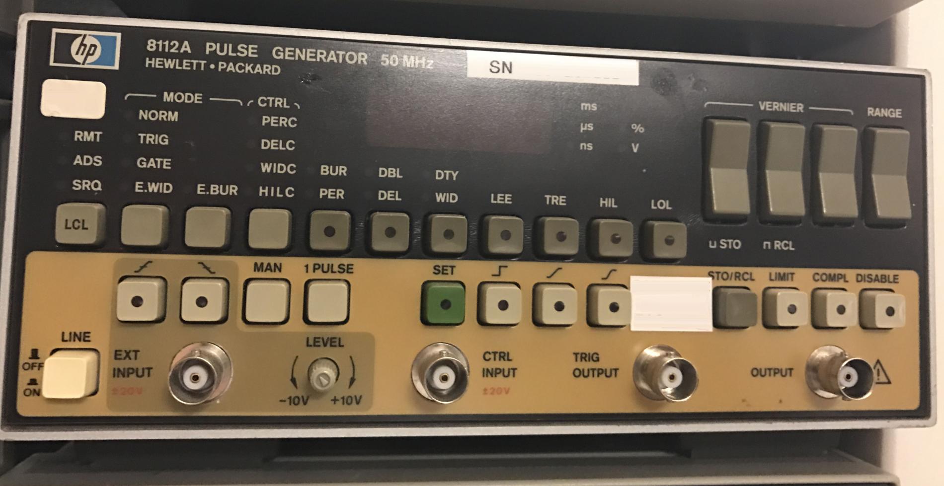 Foto Verwendet AGILENT / HP / HEWLETT-PACKARD / KEYSIGHT 8112A Zum Verkauf