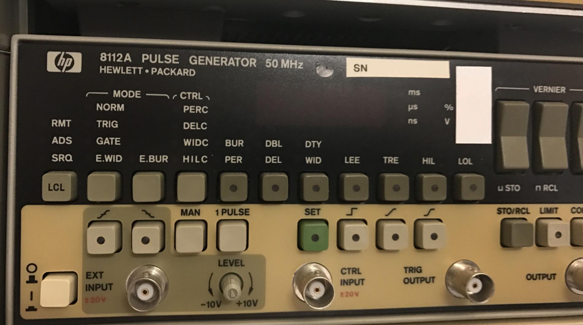 Photo Utilisé AGILENT / HP / HEWLETT-PACKARD / KEYSIGHT 8112A À vendre