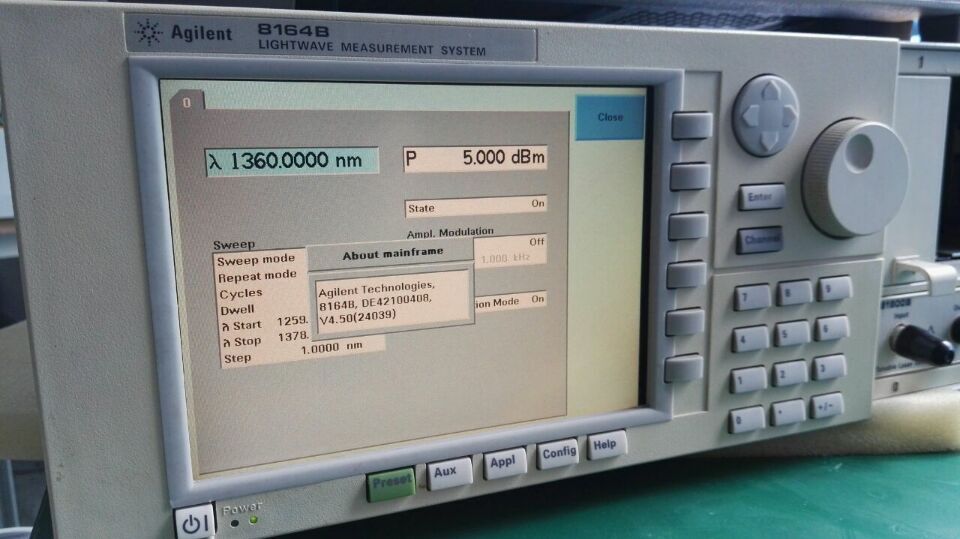 圖為 已使用的 AGILENT / HP / HEWLETT-PACKARD / KEYSIGHT 8164B 待售