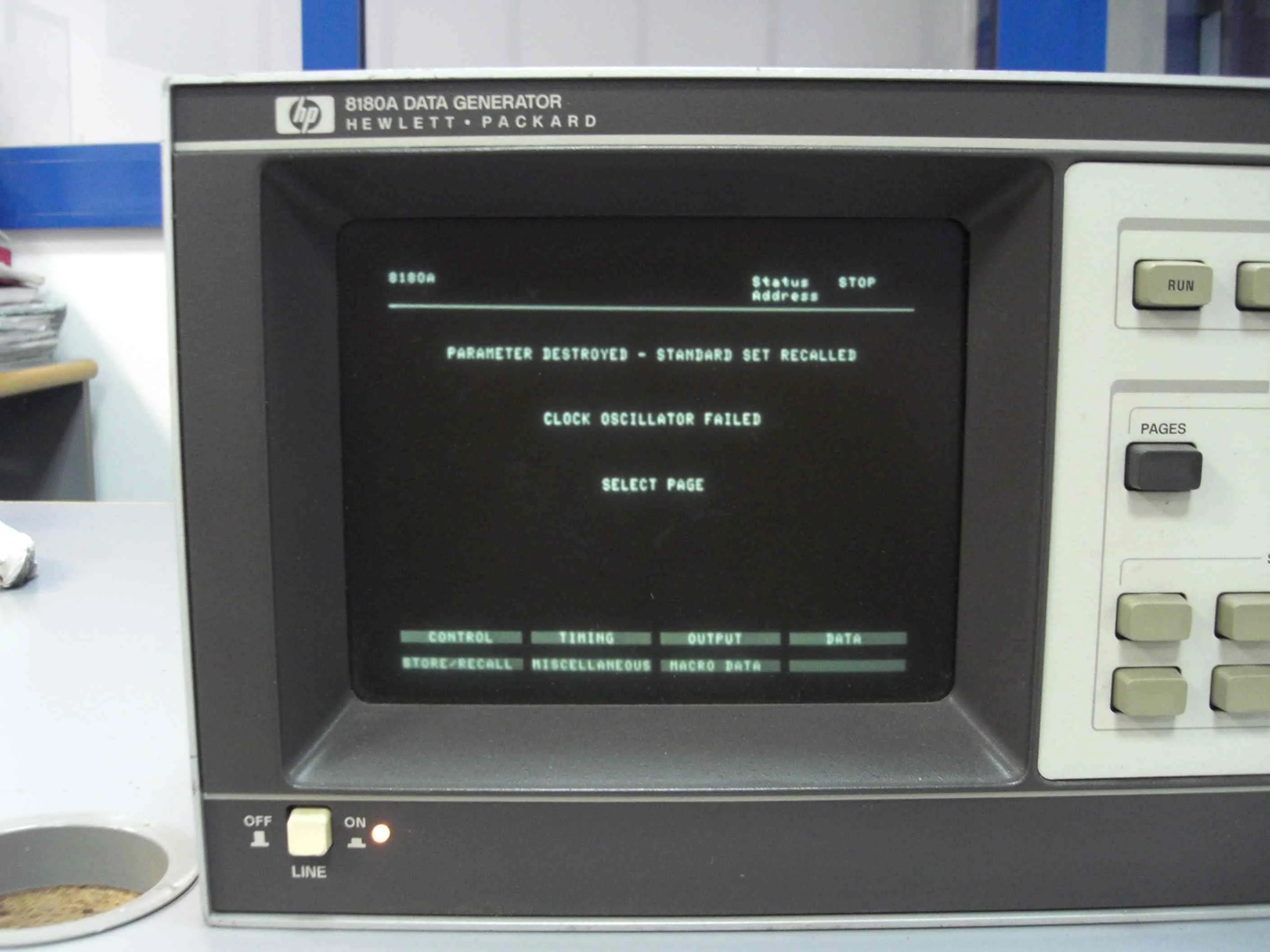 AGILENT / HP / HEWLETT-PACKARD / KEYSIGHT 8180A Power Supply used