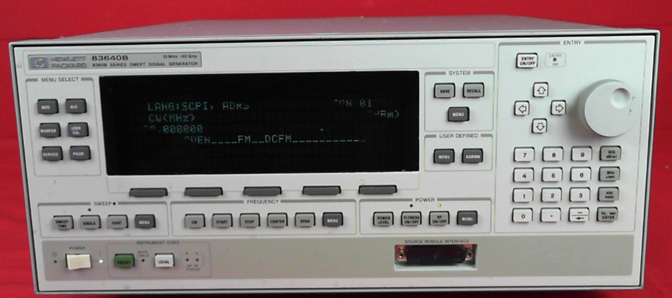 图为 已使用的 AGILENT / HP / HEWLETT-PACKARD / KEYSIGHT 83640B 待售