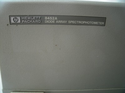 Photo Used AGILENT / HP / HEWLETT-PACKARD / KEYSIGHT 8452A For Sale