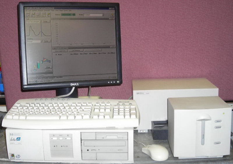 Photo Used AGILENT / HP / HEWLETT-PACKARD / KEYSIGHT 8453 For Sale