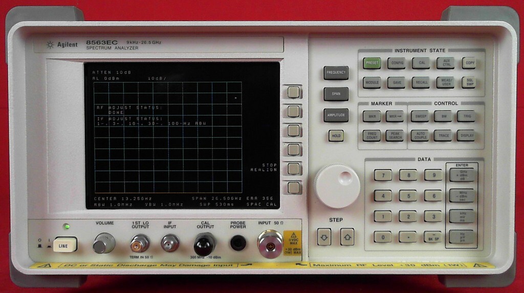 图为 已使用的 AGILENT / HP / HEWLETT-PACKARD / KEYSIGHT 8563EC 待售