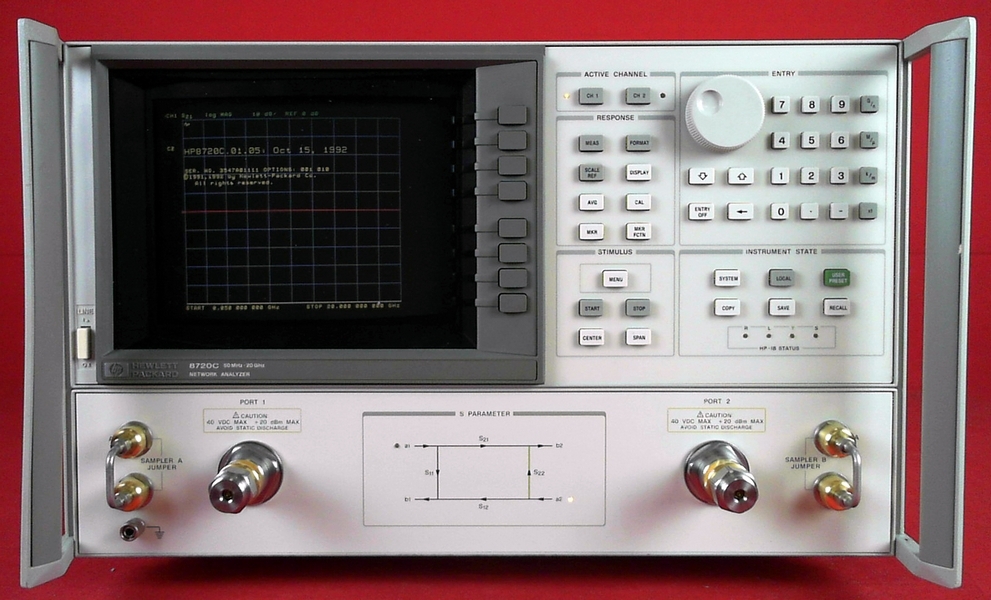 Photo Used AGILENT / HP / HEWLETT-PACKARD / KEYSIGHT 8720C For Sale