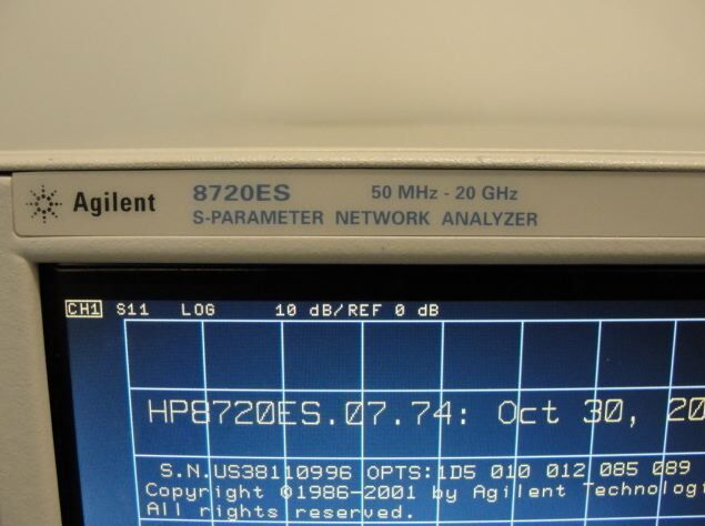 Photo Used AGILENT / HP / HEWLETT-PACKARD / KEYSIGHT 8720ES For Sale