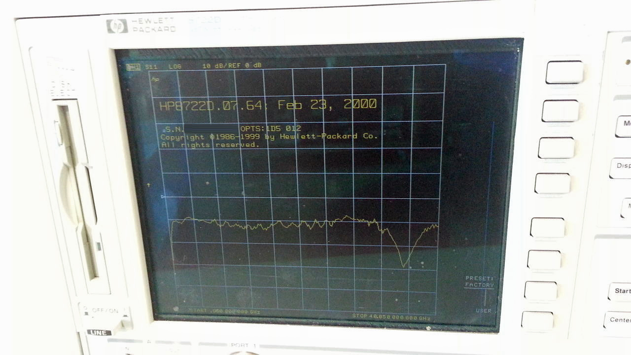 圖為 已使用的 AGILENT / HP / HEWLETT-PACKARD / KEYSIGHT 8722D 待售