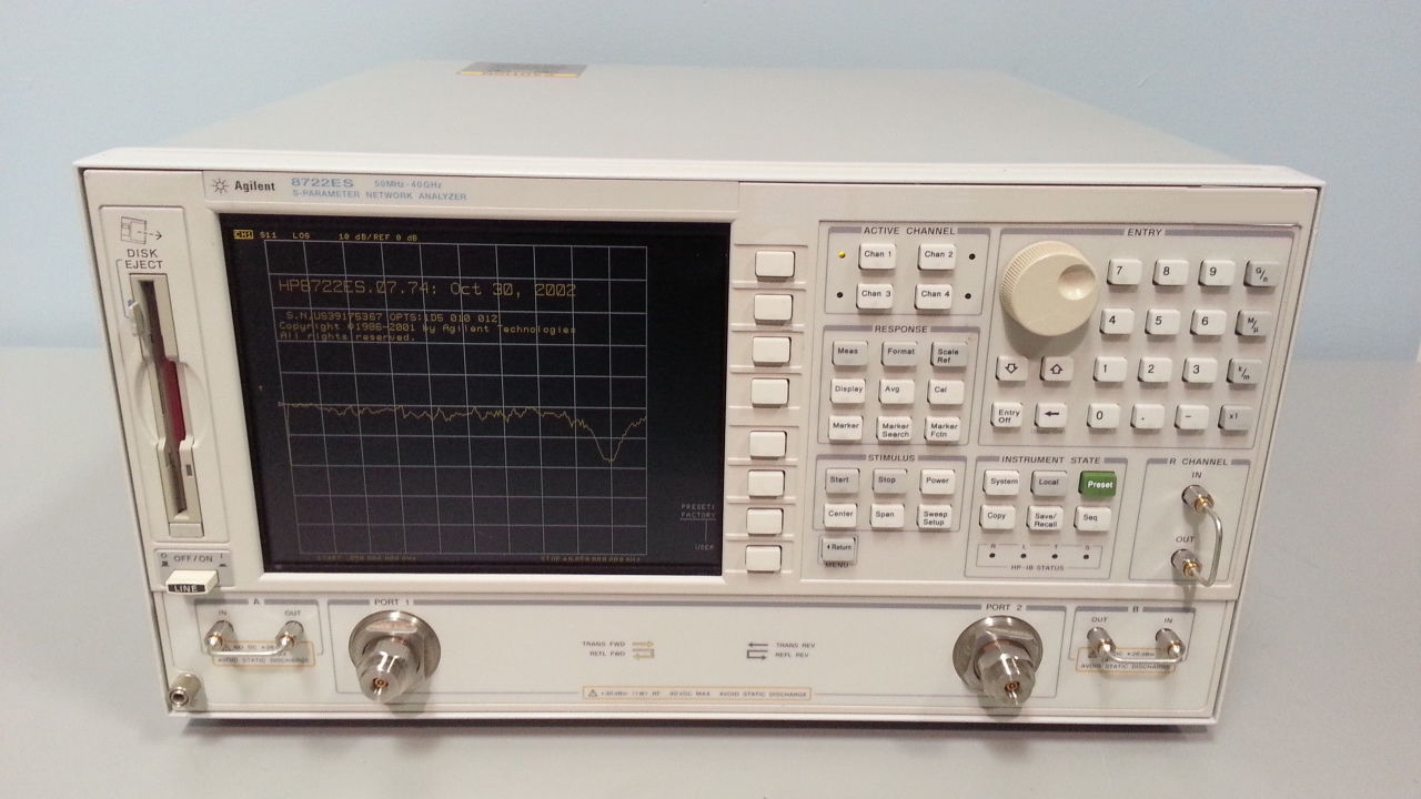 사진 사용됨 AGILENT / HP / HEWLETT-PACKARD / KEYSIGHT 8722ES 판매용