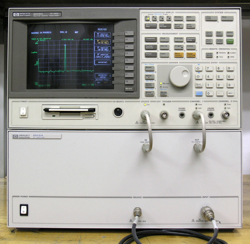 Photo Used AGILENT / HP / HEWLETT-PACKARD / KEYSIGHT 89410A For Sale